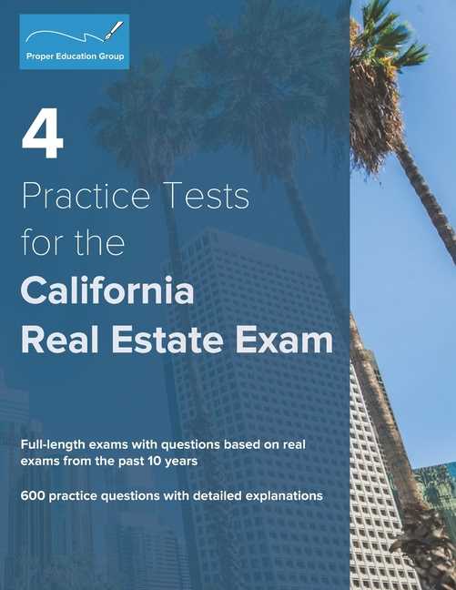 california real estate license exam questions and answers