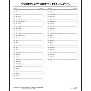 driver exam answer key