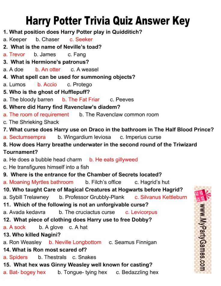 harry potter and the chamber of secrets ar answers