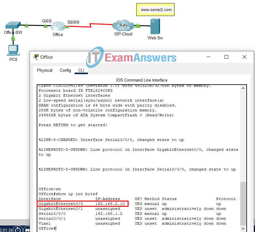 cisco exam answers