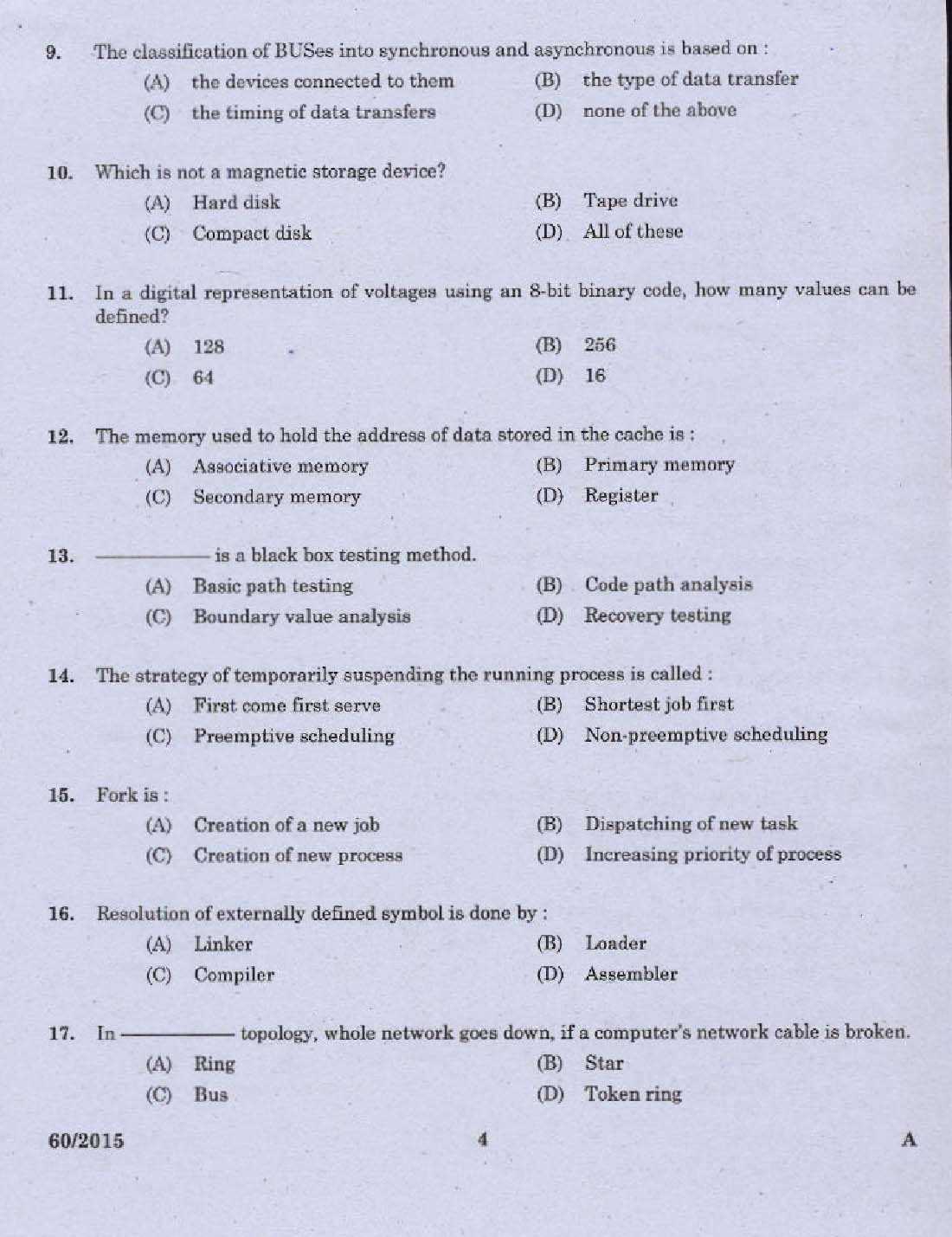 computer programming exam questions and answers