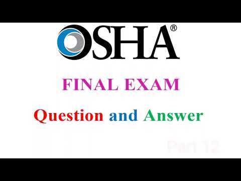 osha 30 final exam test answers