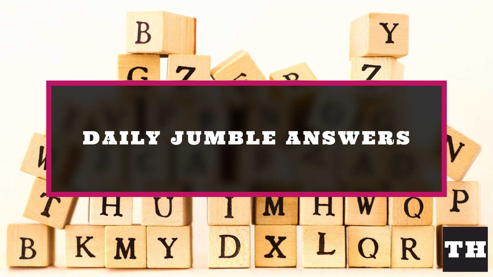 jumble gazette answer