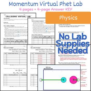 virtual collisions lab answers