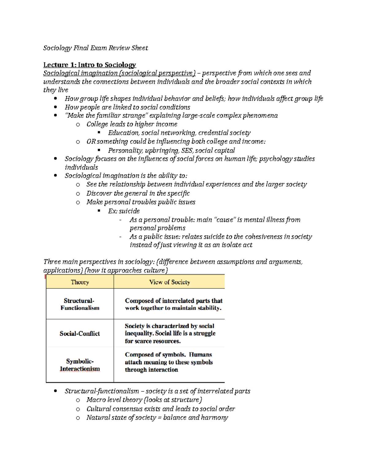 intro to sociology exam 2 answers