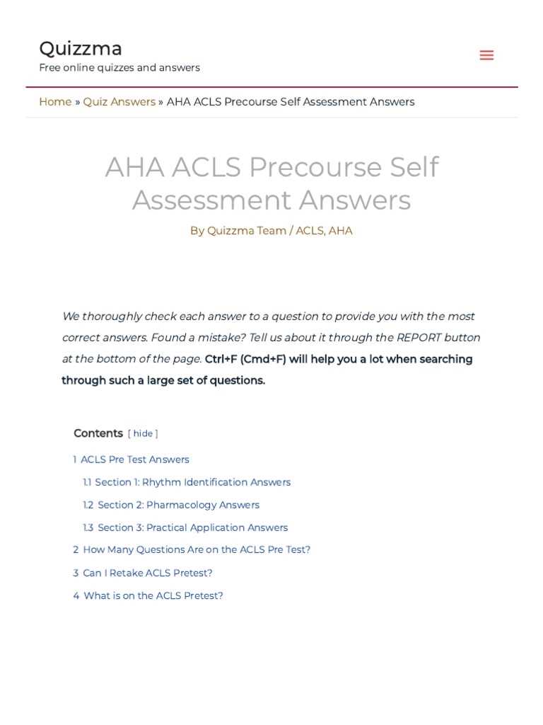 acls practice exam questions and answers