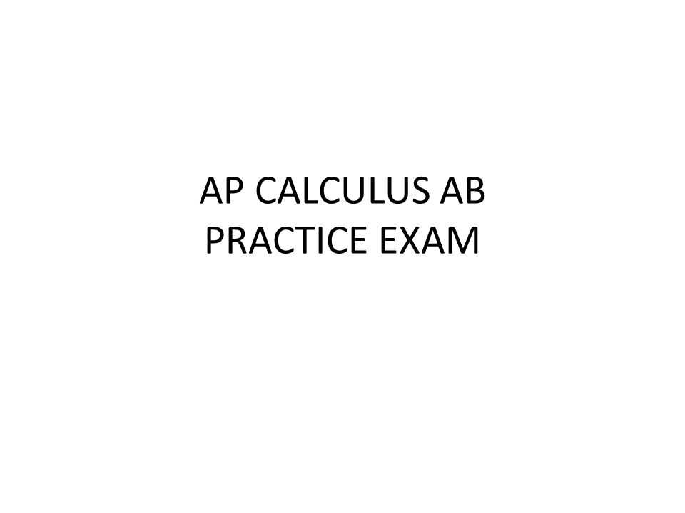 ap calc ab practice exam 2012 answers