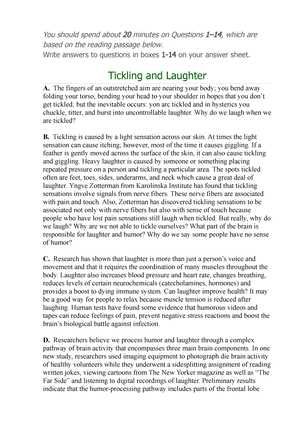 the last laugh reading plus answers