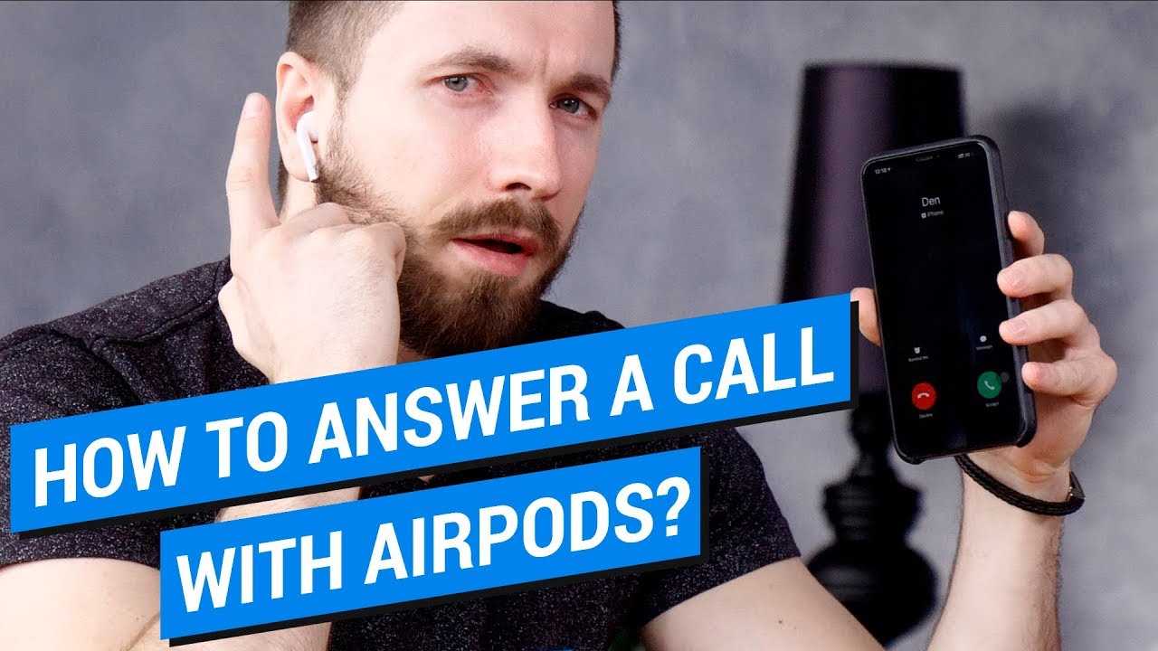 airpods answer call