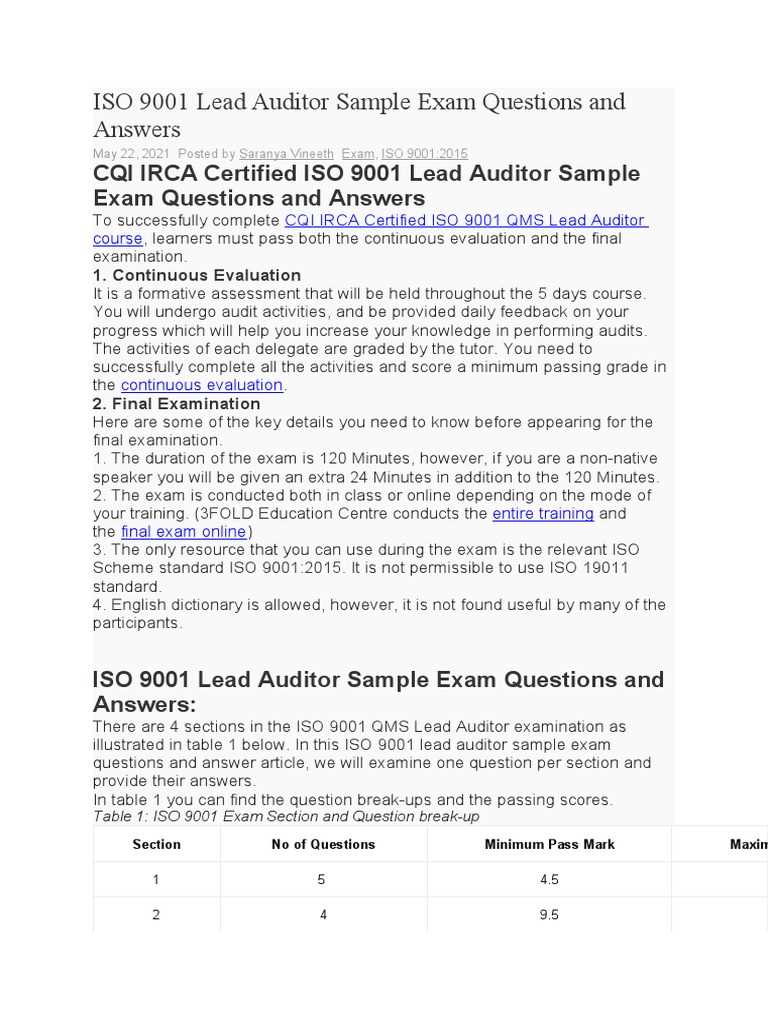 it audit exam questions and answers