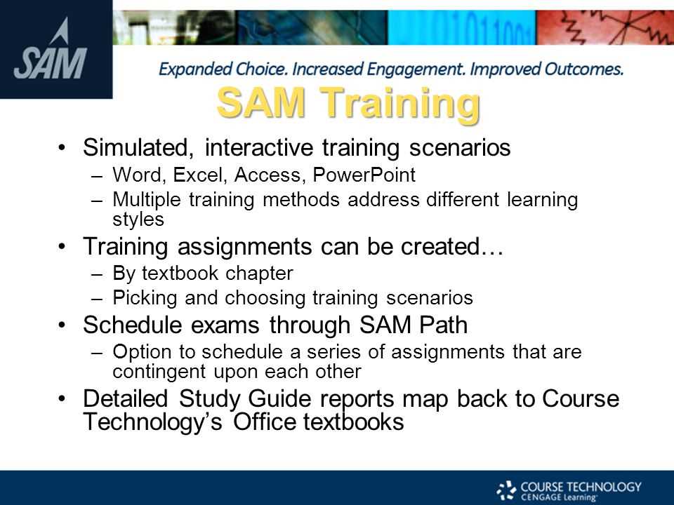 sam cengage powerpoint exam answers