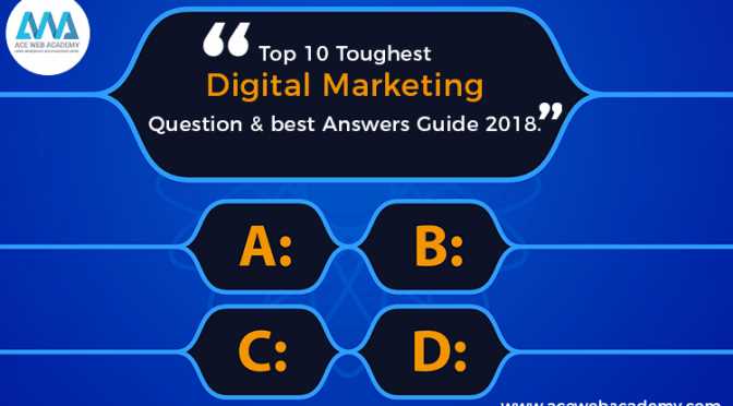 digital marketing exam answers