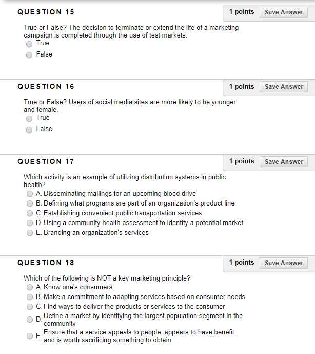 social media marketing exam questions and answers