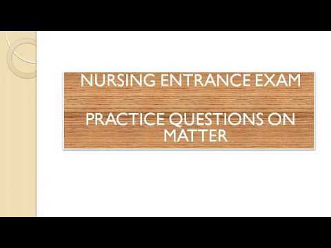 nursing entrance exam practice questions
