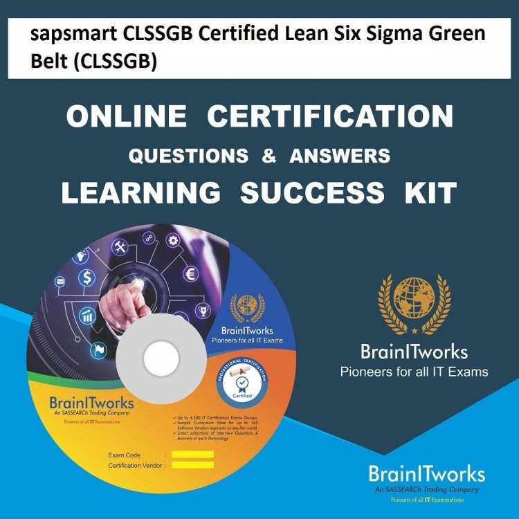 lean six sigma green belt exam answers