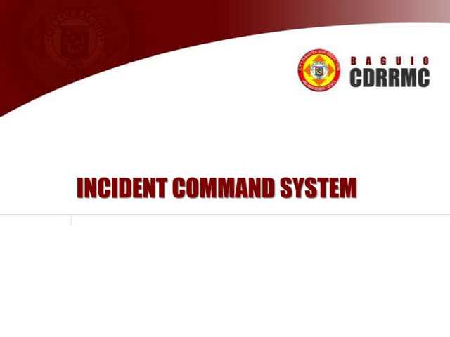 introduction to incident command system exam answers