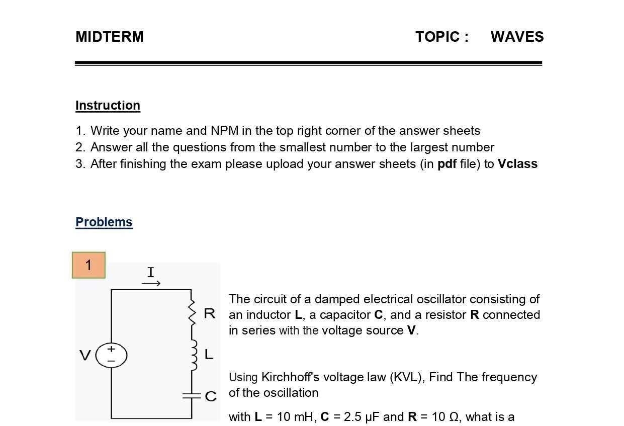 ap physics midterm exam with answers