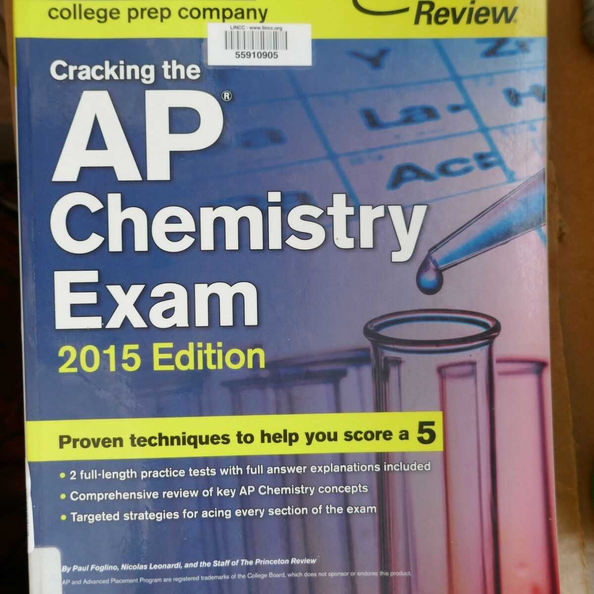 the princeton review ap chemistry practice exam 1 answers