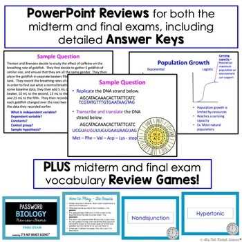 final exam review games