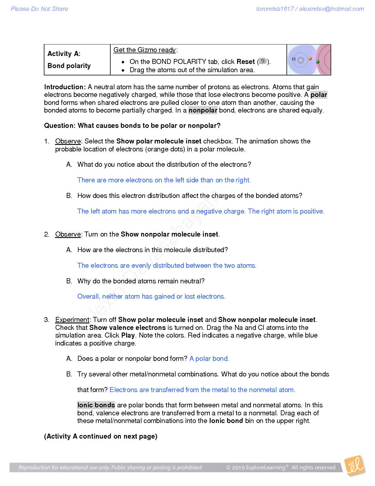 molecular geometry and intermolecular forces worksheet answers