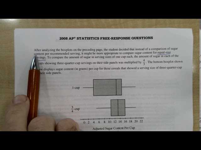 2008 ap statistics free response answers form b