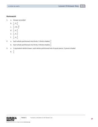 lesson 9 homework answer key