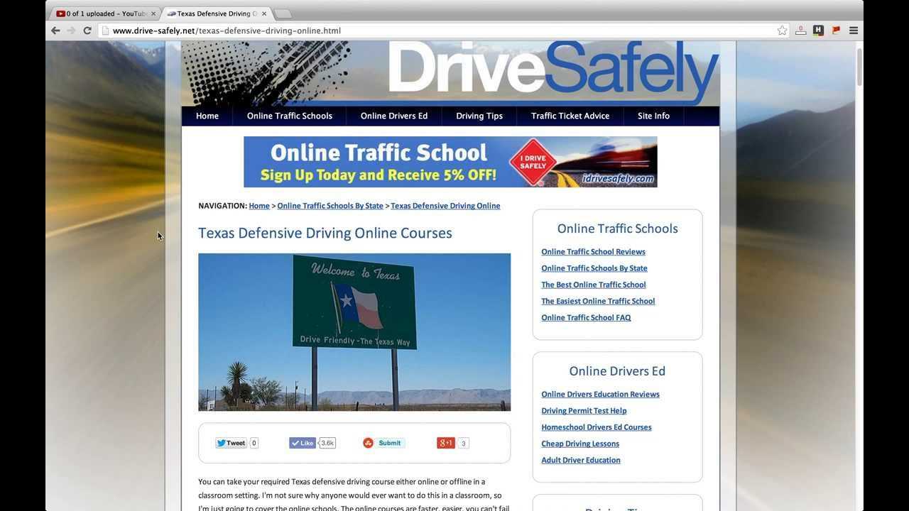 online texas defensive driving course answers