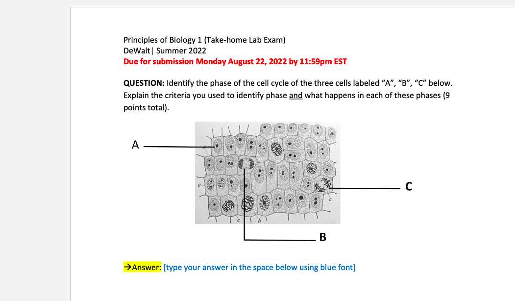 biology lab exam 1