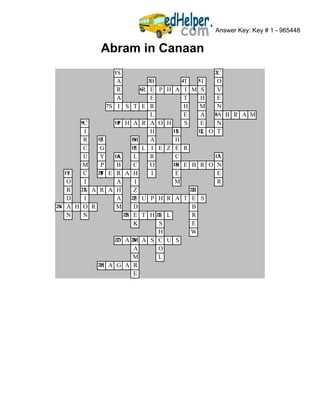 edhelper crossword answer key