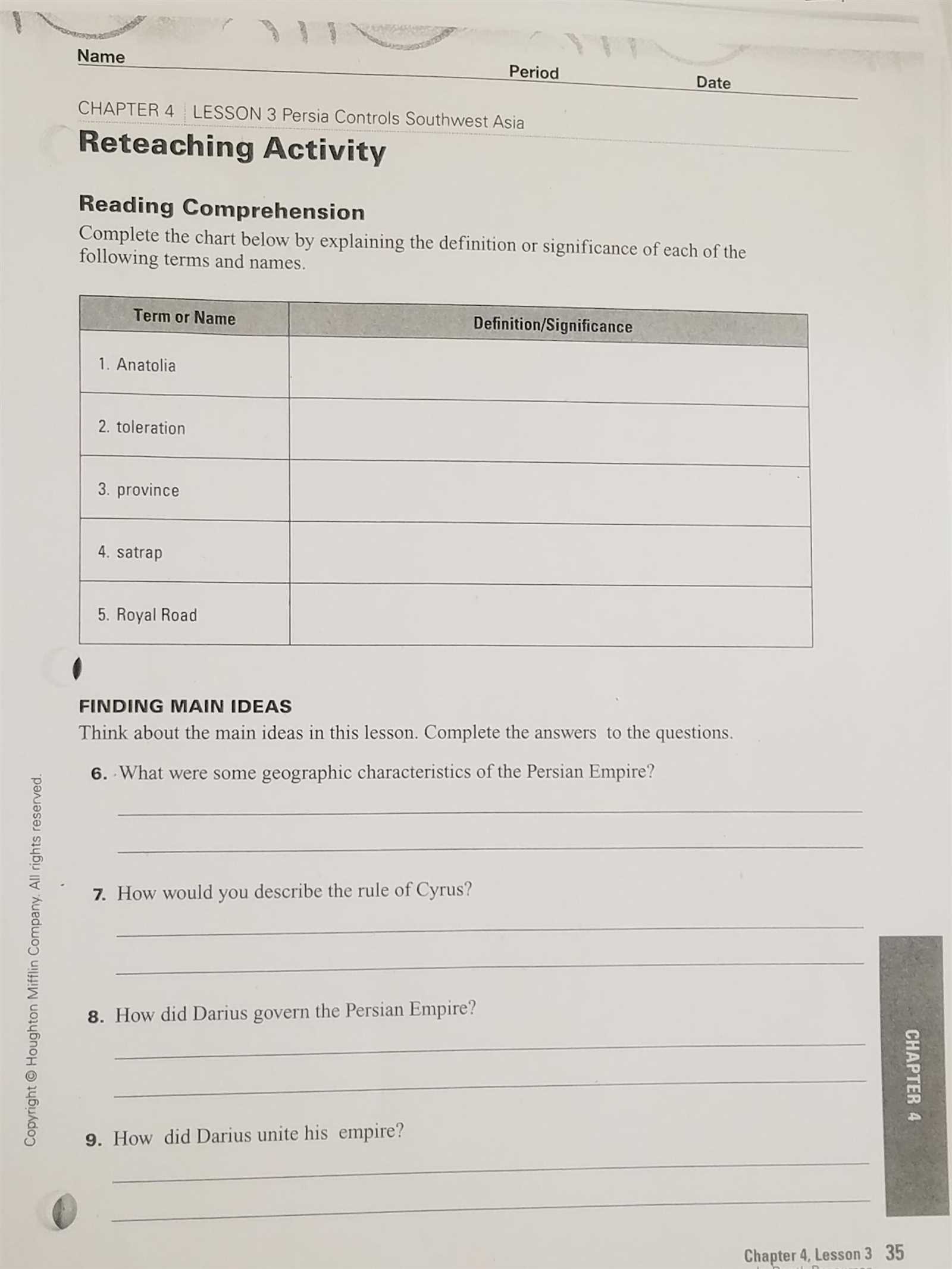 cpm chapter 4 answers