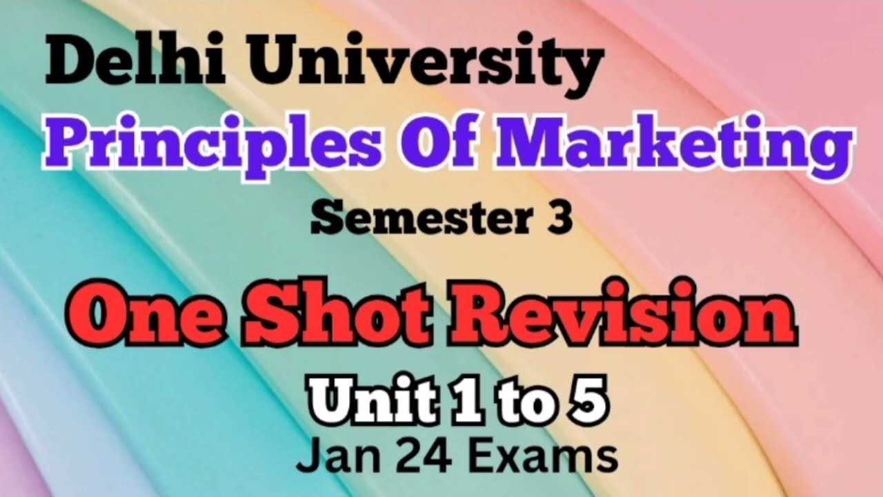 principles of marketing exam 1