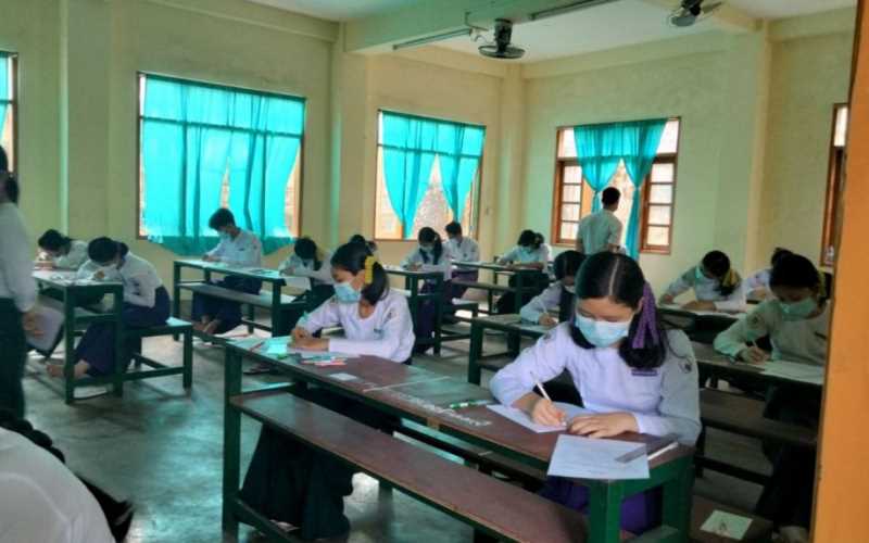 myanmar matriculation exam 2025 questions and answers