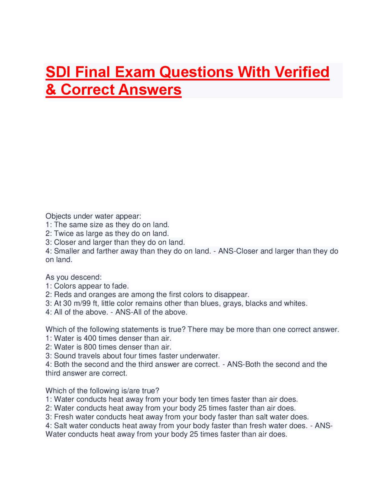 sdi final exam answers