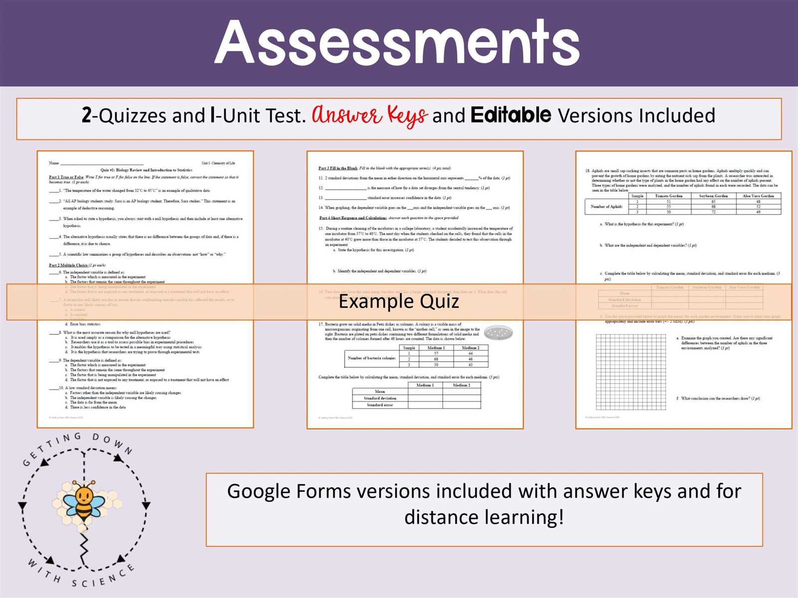 biology unit 2 exam answers