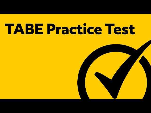 tabe practice test with answers