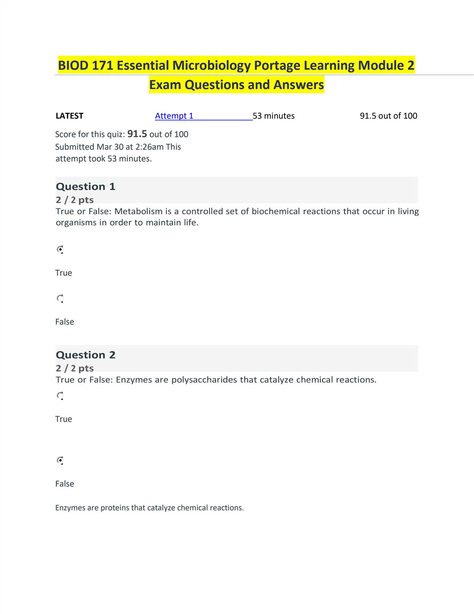 module 2 exam answers