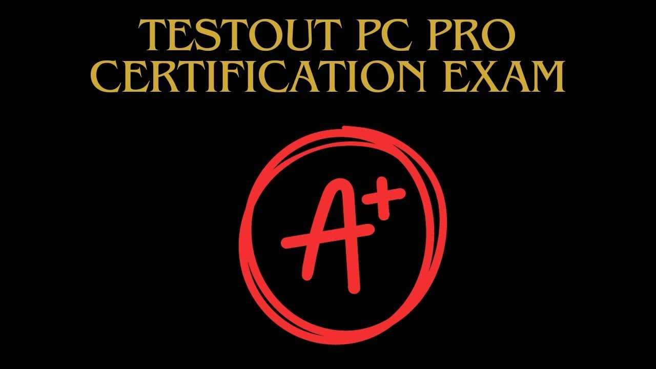 testout security pro certification exam