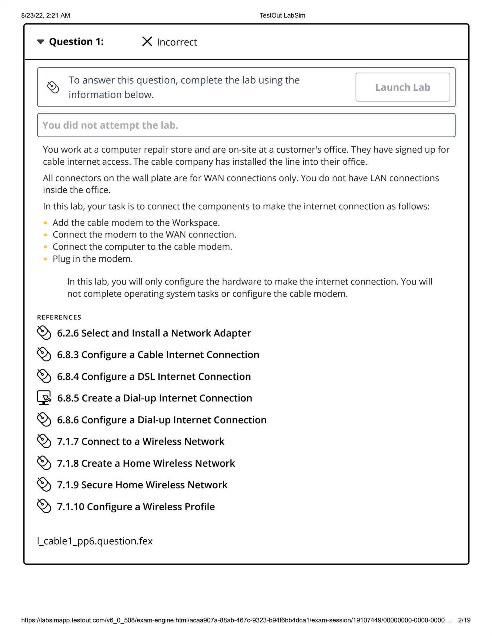 certification practice exam answers