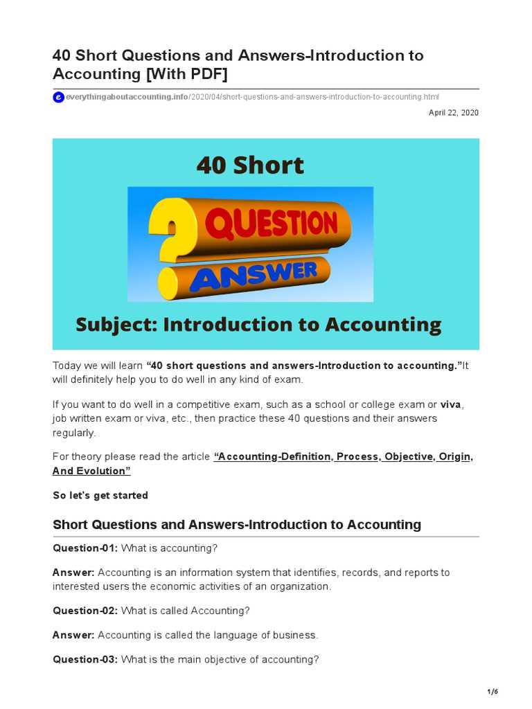 accounting information systems exam questions and answer