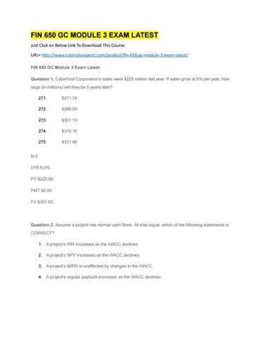 clc 222 module 0 1 exam answers