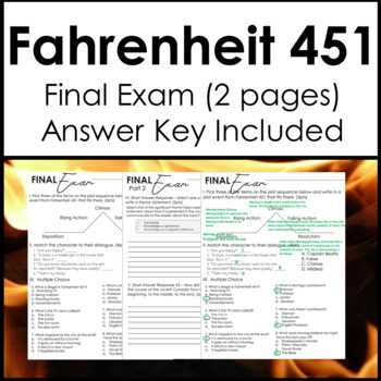 fahrenheit 451 final exam answers