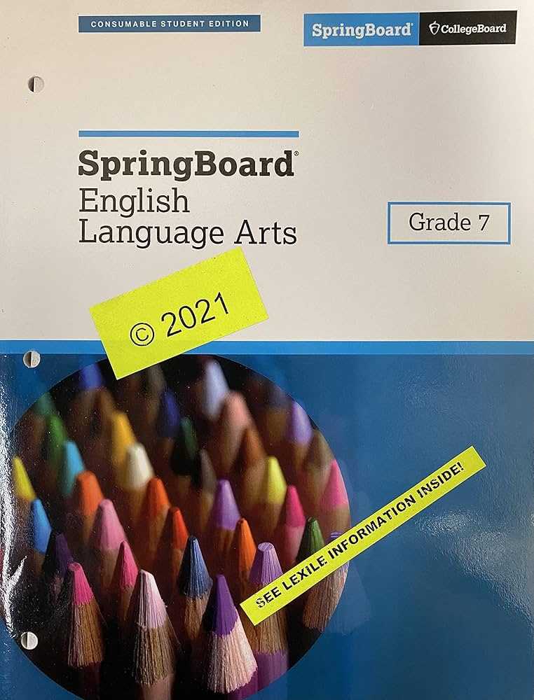 springboard english language arts grade 8 answers