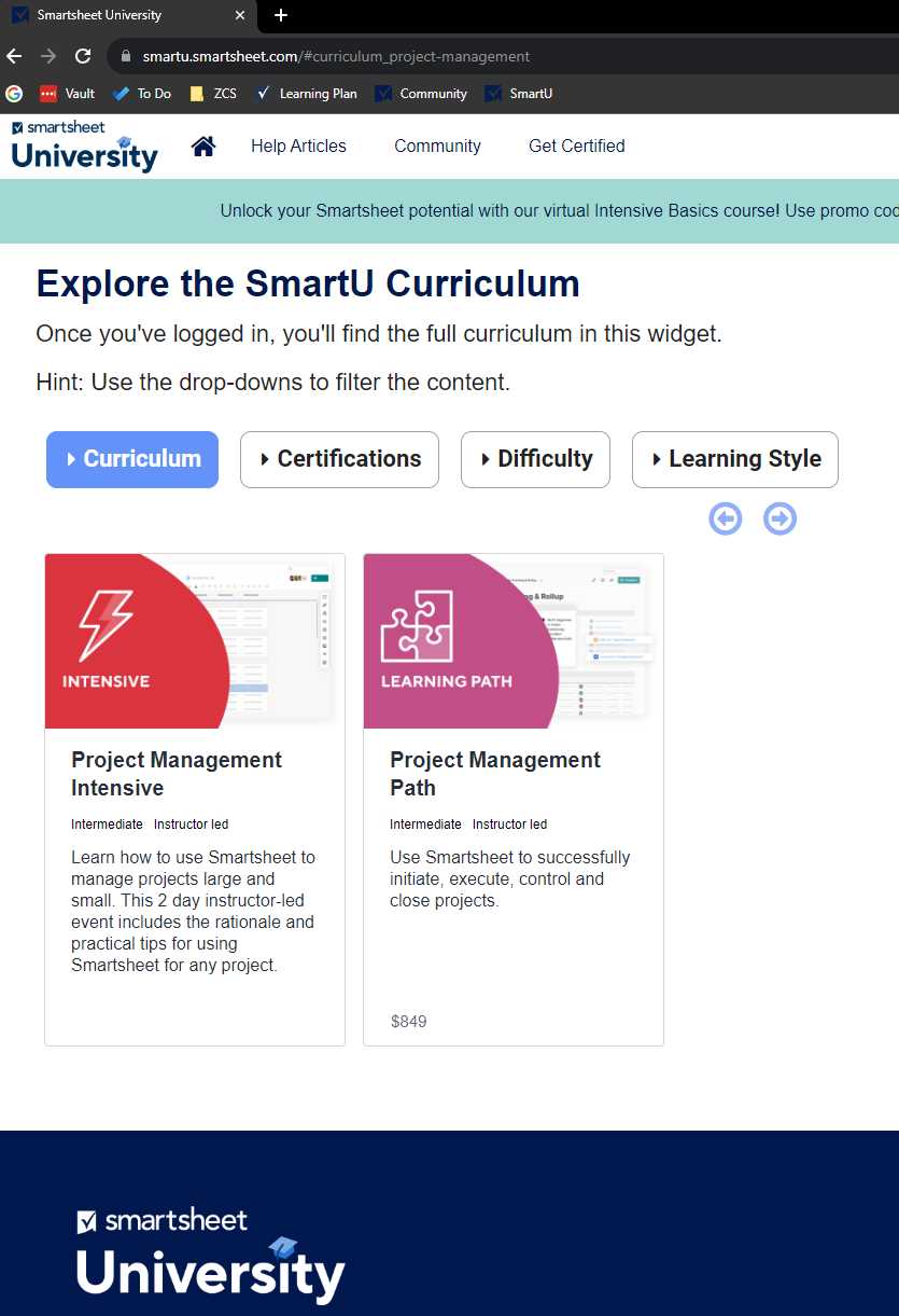 smartsheet core product certification exam answers