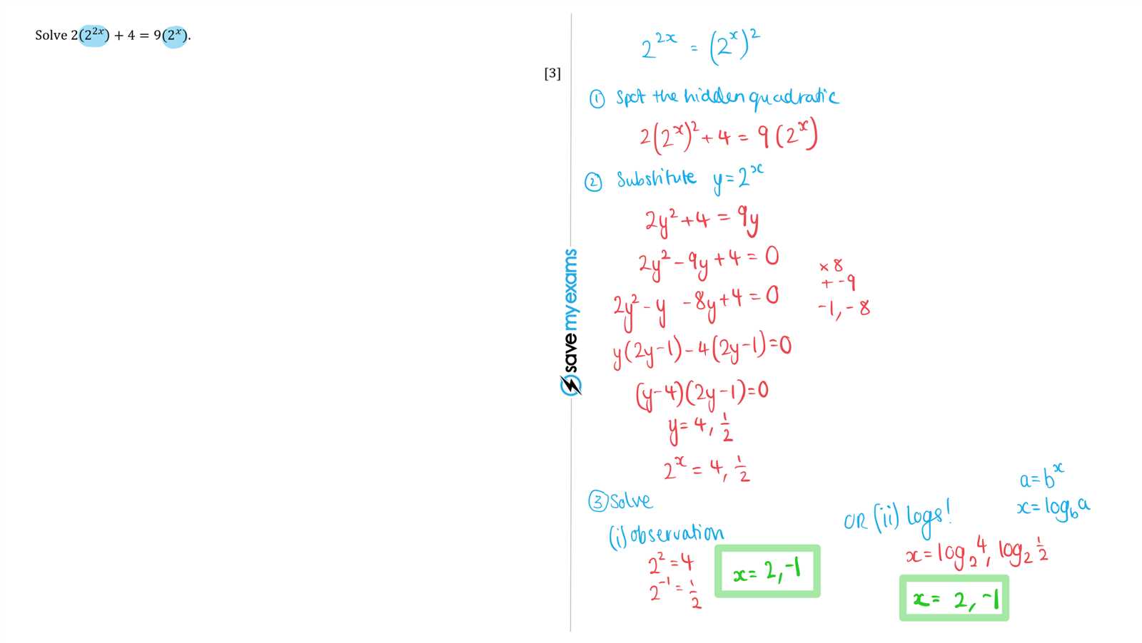 save my exams topic questions answers free