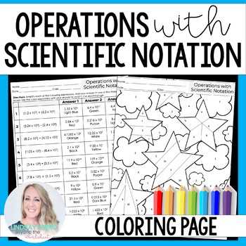 operations with scientific notation answer key