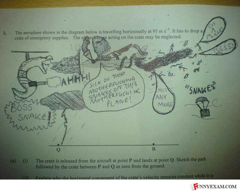 funny physics exam answers