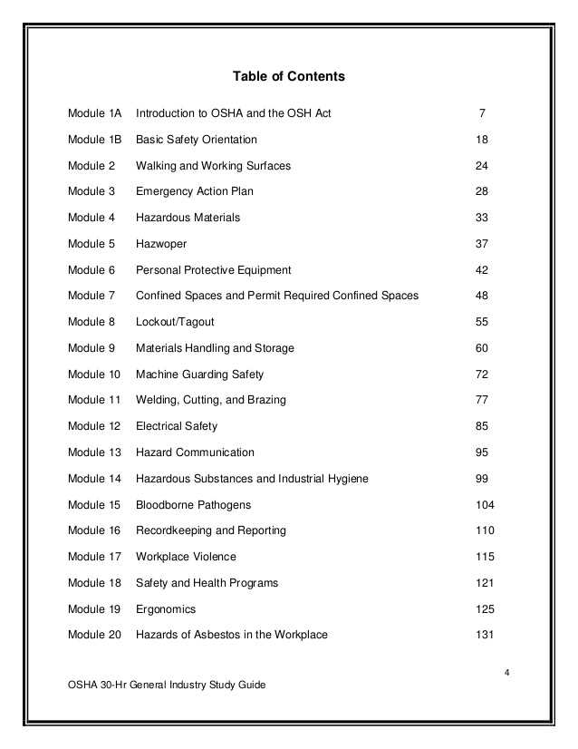 osha 30 final test answers