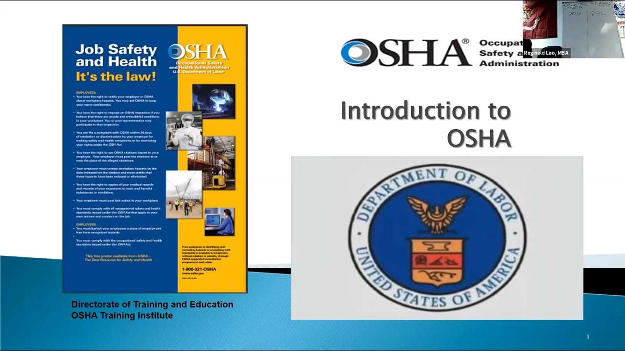 osha 30 introduction exam answers