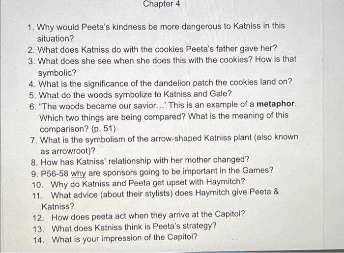 the hunger games question and answers