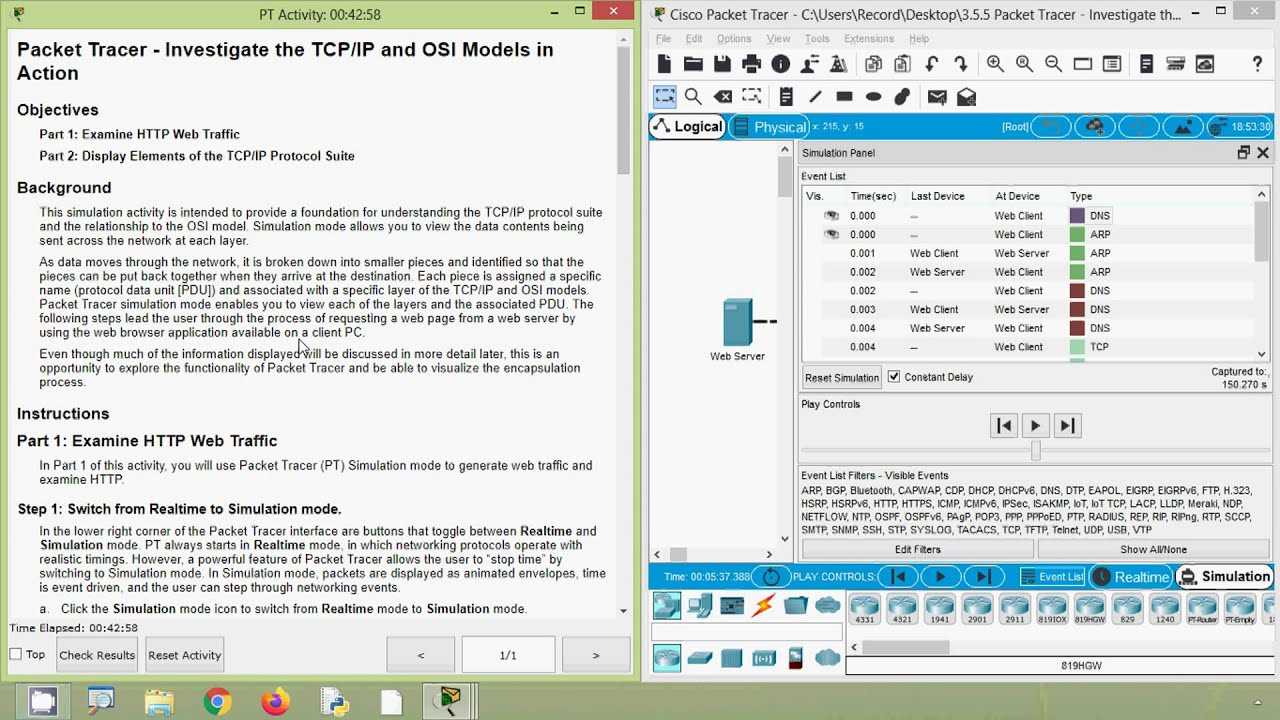 packet tracer 3.2.4.6 answers